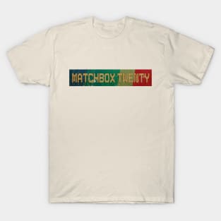 Matchbox Twenty - RETRO COLOR - VINTAGE T-Shirt